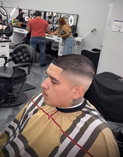 Hair and beard cutting services